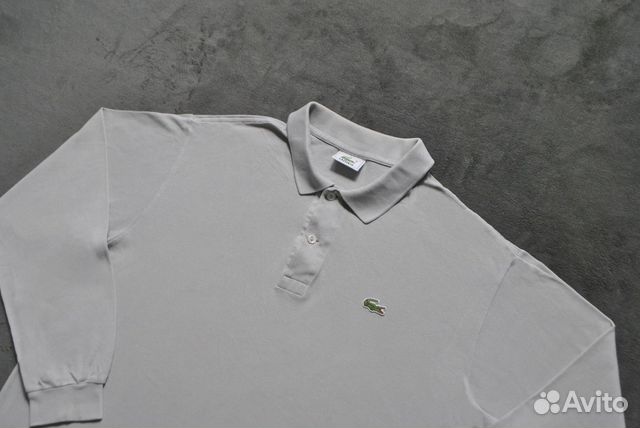 Поло с длинным рукавом регбийка Lacoste оригинал купить в Москве ...