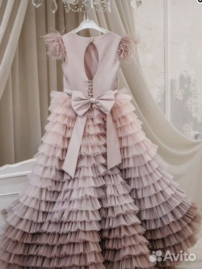 Платье нарядное для девочки 110 116