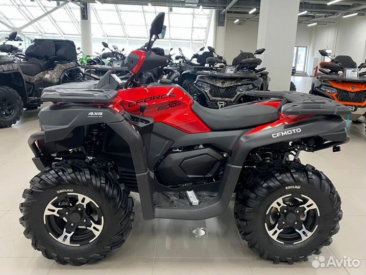 Квадроцикл CFMoto Cforce 600 S EPS красный