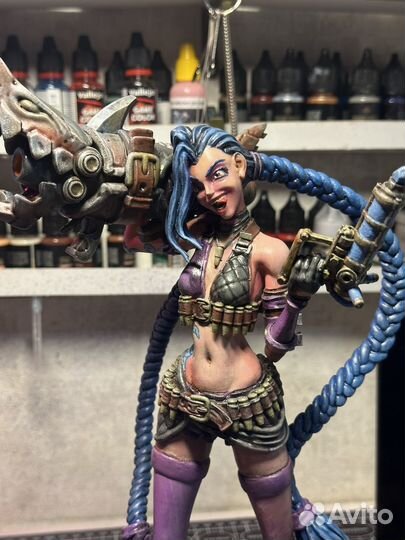 3 D модель Jinx (Аркейн) ручная работа