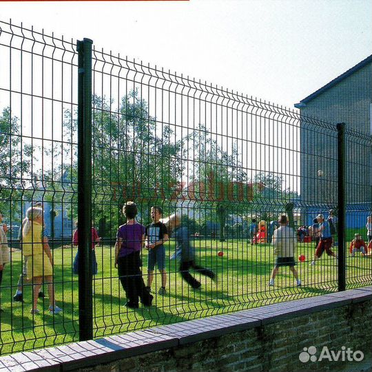 Забор для спортивной площадки в Кимовске