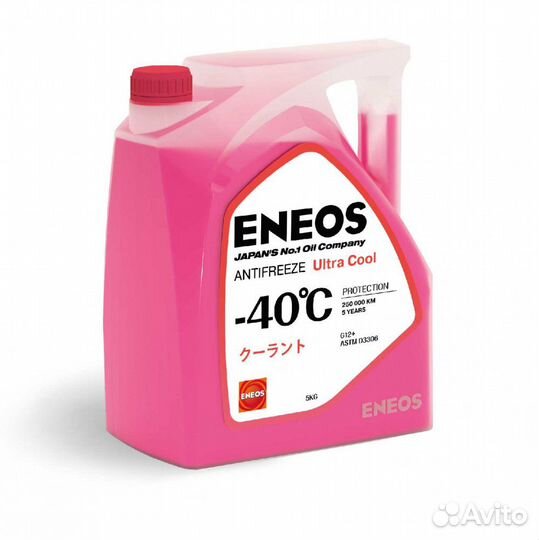 Антифриз eneos Antifreeze Ultra Cool -40C 20кг