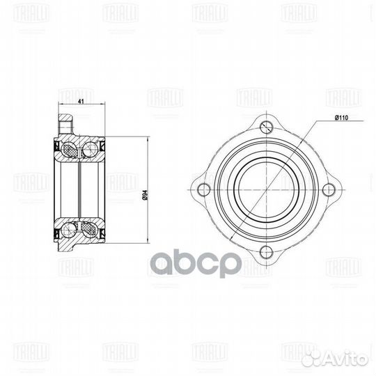 Ступица для а/м BMW 5 (F10) (09) /6 (F06) (11)
