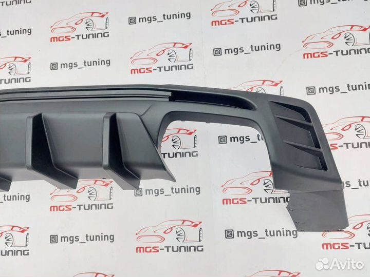 Диффузор 2х2 Competition на Chevrolet Camaro 16-18