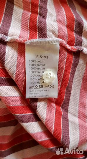 Поло Lacoste женское 36 / S