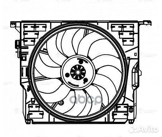 Э/вентилятор охл. для а/м BMW 5 (F10) (10) /7
