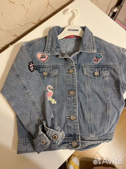Куртка джинсовка для девочки 116