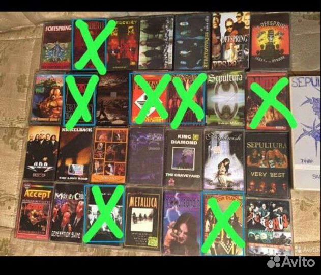 Аудиокассеты в ассортименте