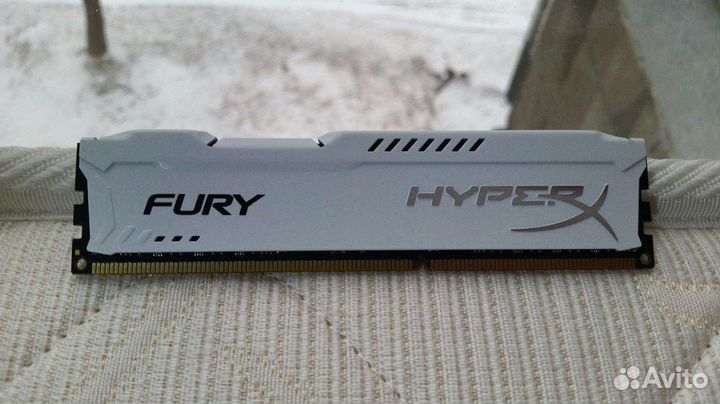 Kingston HyperX Fury White 8GB DDR3 1866 MHz Ддр3