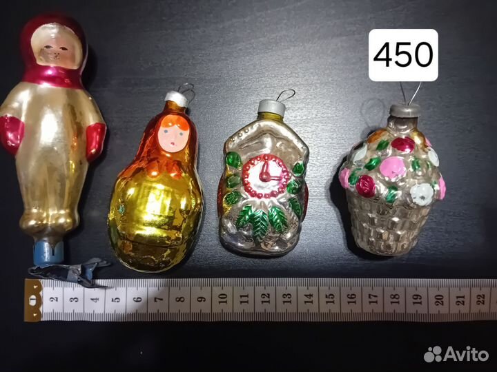 Елочные игрушки СССР