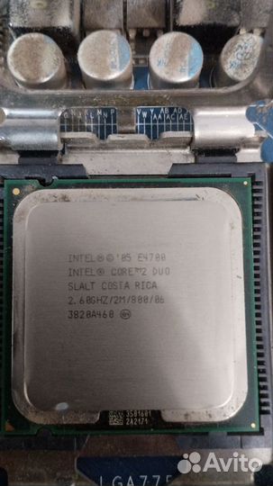 Процессор Intel core 2 duo E6300