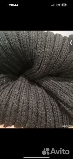 Шапка норковая вязанная