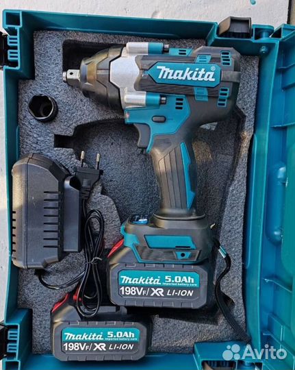 Аккумуляторный гайковерт Makita 800 н.м. (Арт.6009