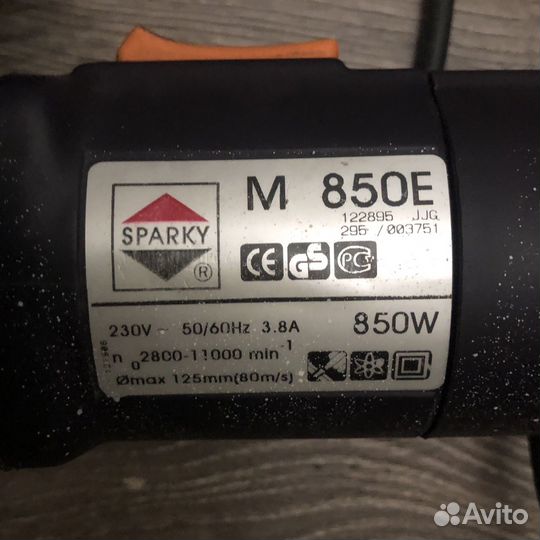 Шлифмашина Sparky m850e