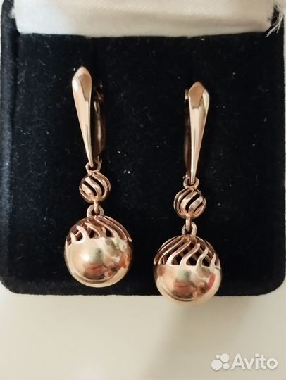 Золотые серьги