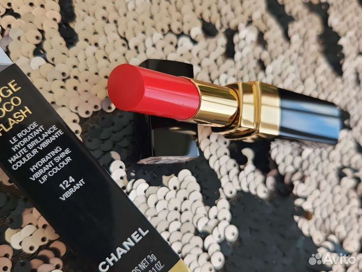 Chanel rouge coco flash Увлажняющий блеск 124