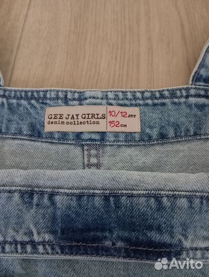 Джинсовый сарафан для девочек