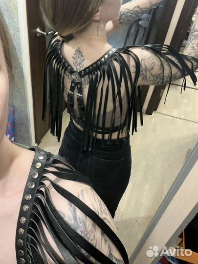 Портупея натуральная кожа