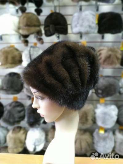 Шапка норковая новая женская