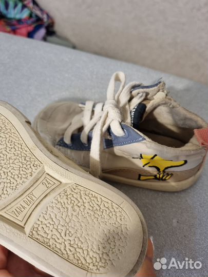 Кеды zara 24 снупи весна лето