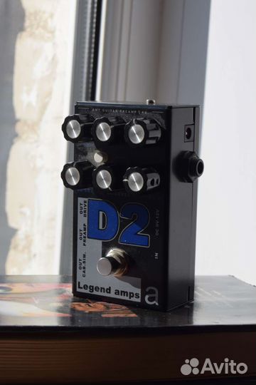 Гитарная педаль эффектов, преамп amt d2
