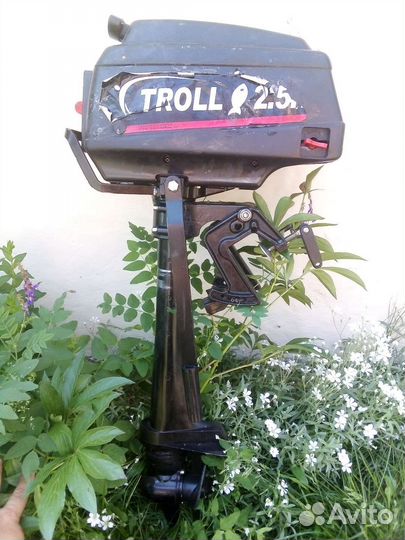 Лодочный мотор troll 2,5л.с