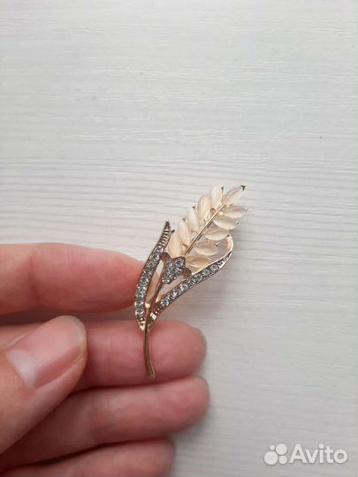 Брошь колосок