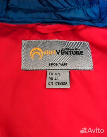 Куртка пуховик outventure 46-48 p