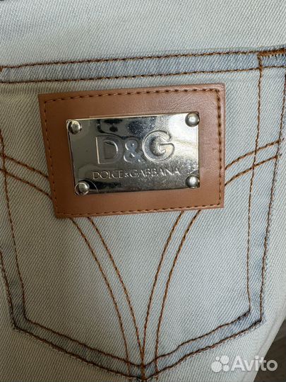 Джинсы D&G капри