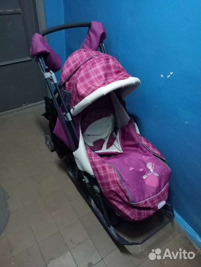 Детские санки коляска