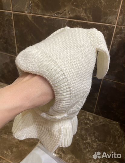 Шапка шлем зимний журавлик