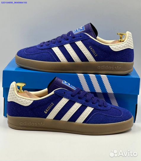 Кроссовки Adidas Gazelle Navy (Арт.78490)