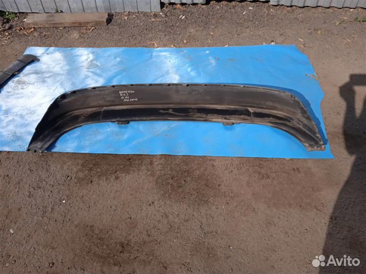 Юбка бампера задняя Kia Rio 3 рестайлинг