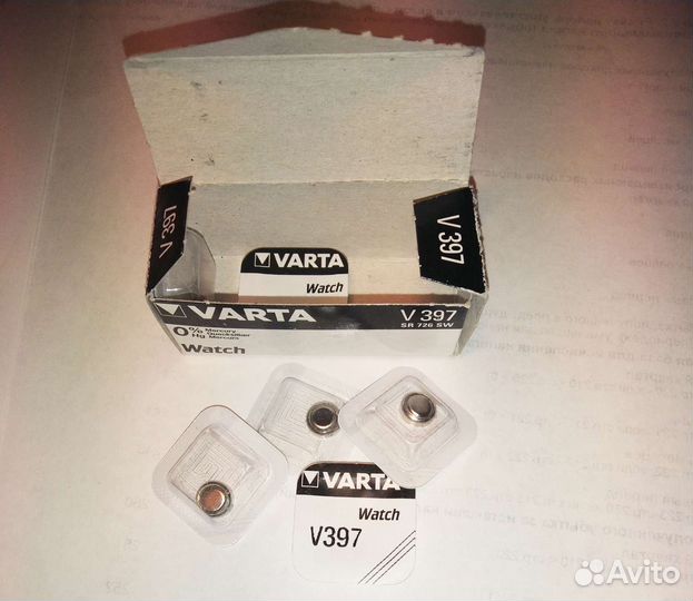 Батарейки для часов