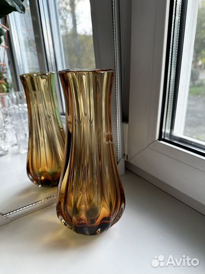 Ваза для цветов хрусталь СССР