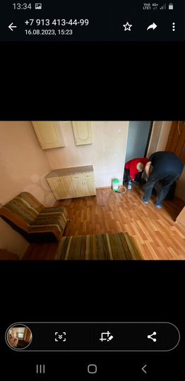 Комната 18 м² в 1-к., 3/5 эт.