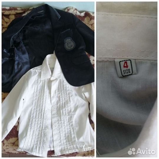 Рубашка для кадет. школы и вещи детские