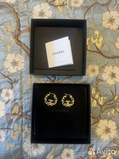 Chanel серьги оригинал