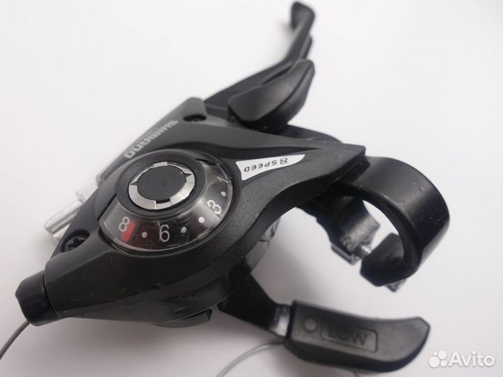 Шифтер, тормозная ручка, 8 ск трос / 2400мм