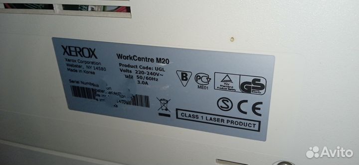 Мфу xerox workcentre m20