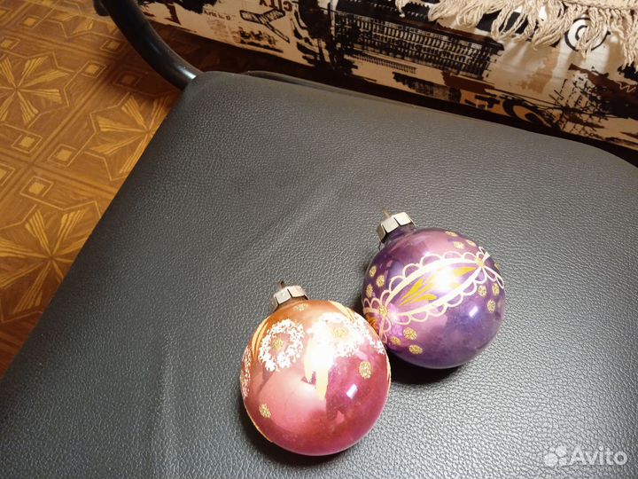 Ëлочные игрушки ГДР 2 Шара