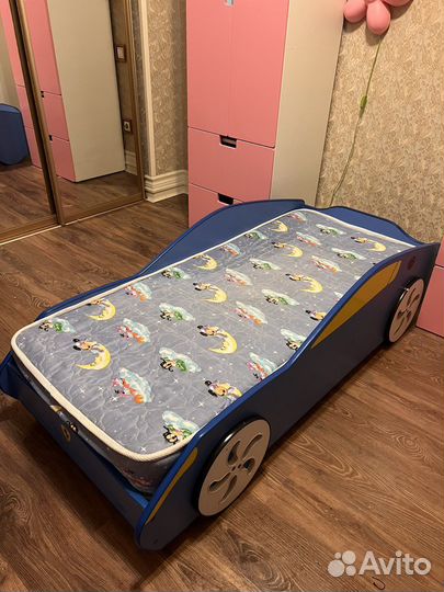 Детская кровать от 3 лет с матрасом бу