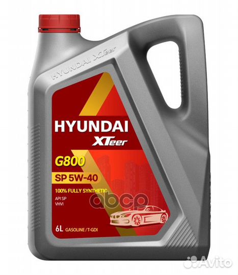 Hyundai XTeer Gasoline Ultra Protection 5W40 (6L)