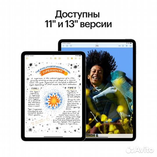 Планшет Apple iPad Air 11 2024 Wi-Fi 128Gb Starlig