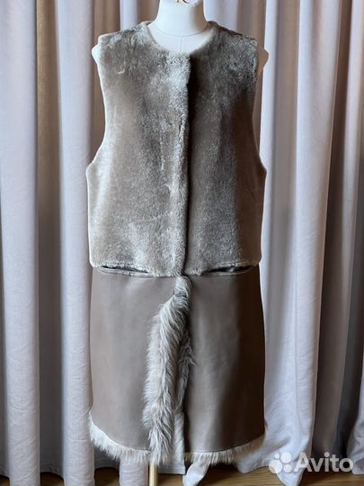 Жилетка меховая женская