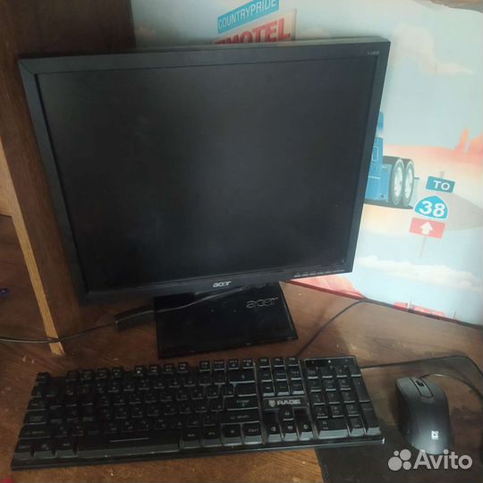 Пк в сборе для учёбы, игр, офиса
