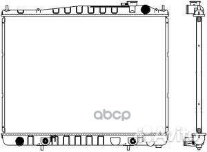 Радиатор, 24 мм infiniti QX4 00-02, nissan path