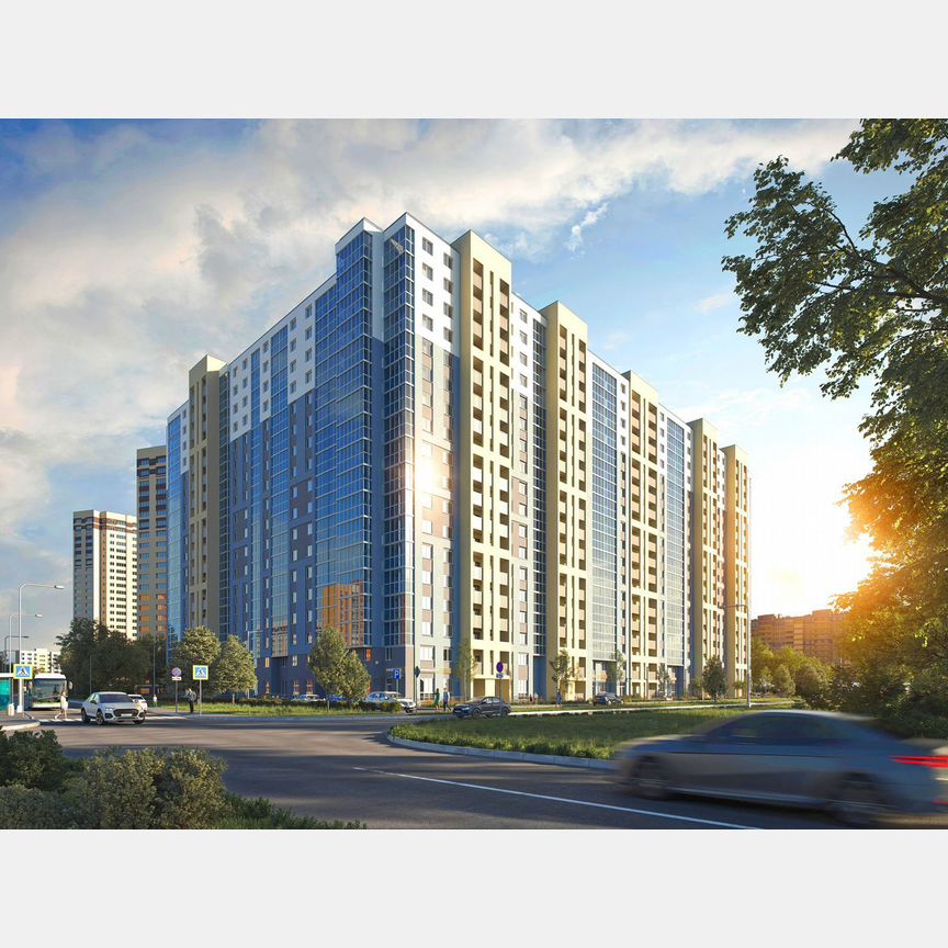 Квартира-студия, 25,6 м², 5/19 эт.