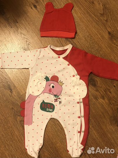 Слип на девочку 0-3 m