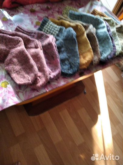 Носки мужские и женские Вязаные шерстяные